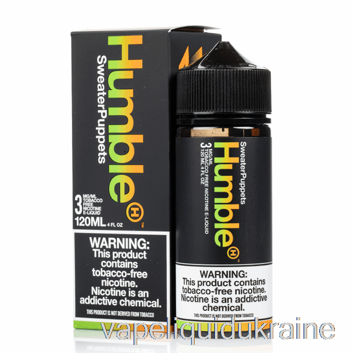 Vape Ukraine Sweater Puppets - Humble Juice Co. - 120mL 0mg